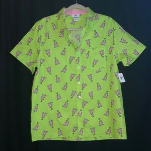 Figment Disney World  2020 Mens Medium button up shirt